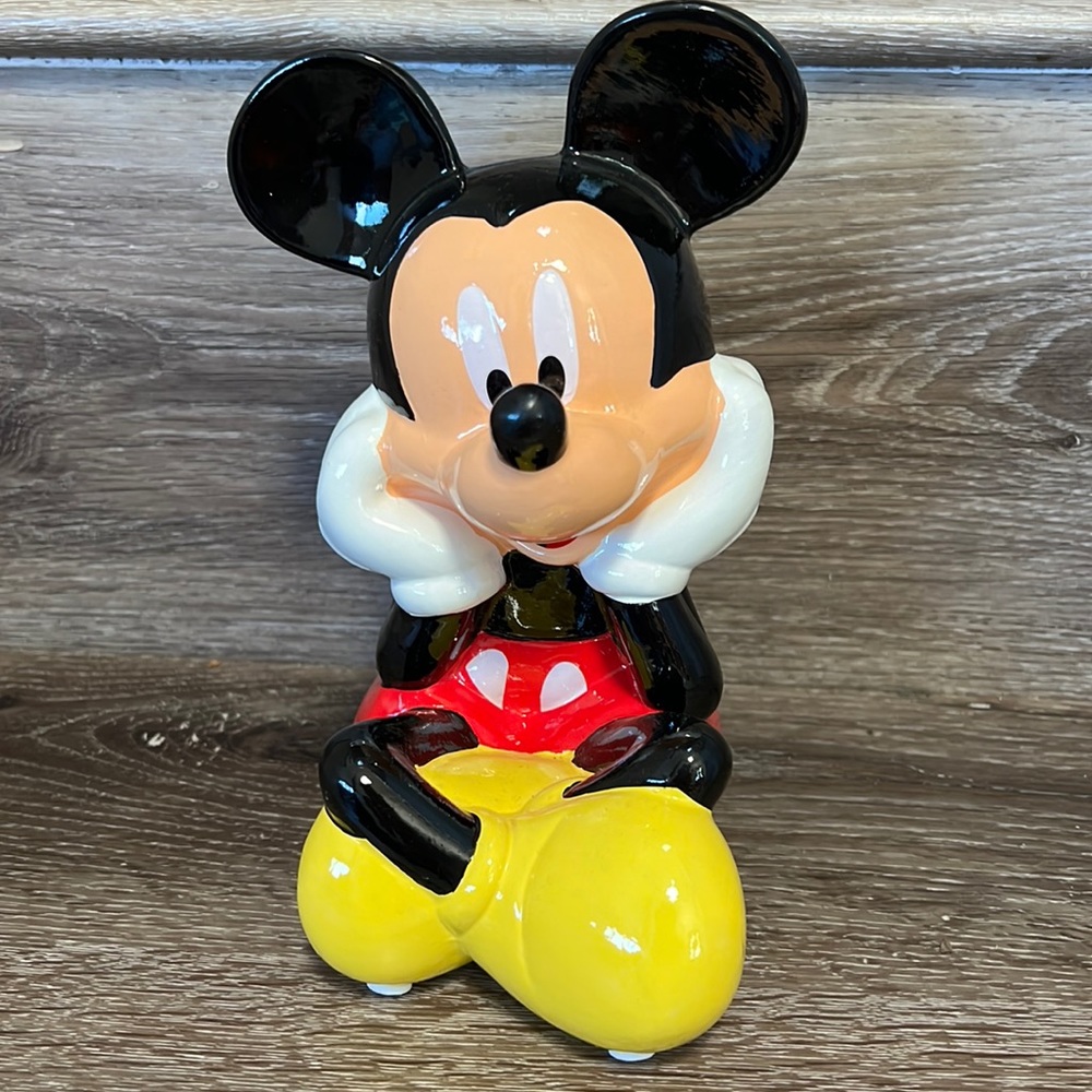 Mickey Mouse coin bank
